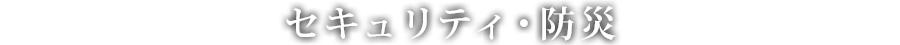 セキュリティ・防災